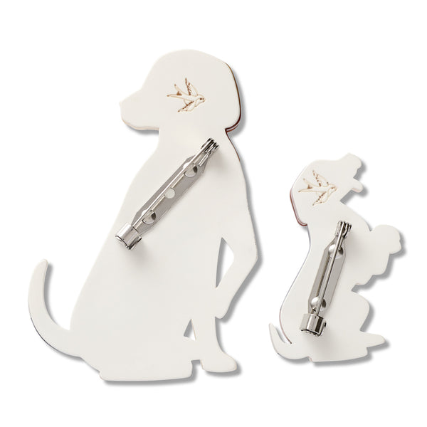 Paw by Paw Brooch Pair