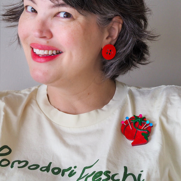 Classic Pin Cushion Brooch