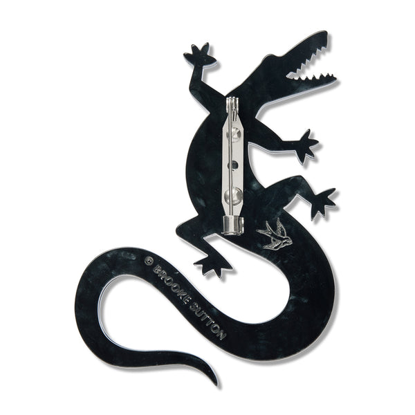 Yurtu Yurtu (Crocodile) Brooch