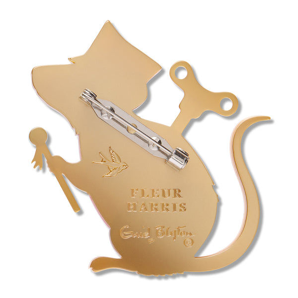Clockwork Mouse Brooch