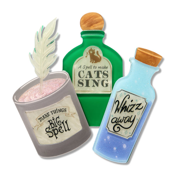 Spell Bottles Brooch
