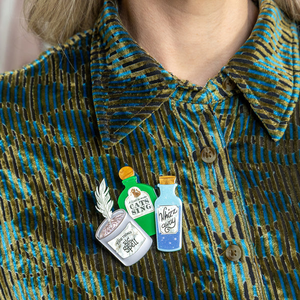 Spell Bottles Brooch
