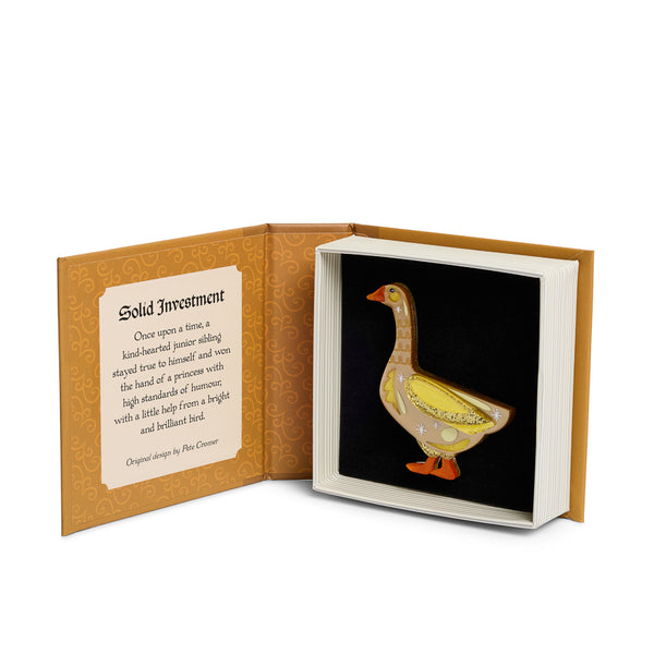 Solid Investment Brooch