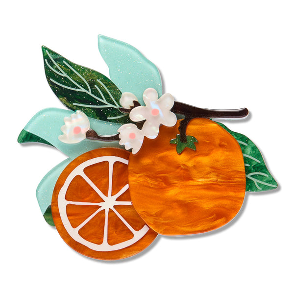 Orange Crush Brooch