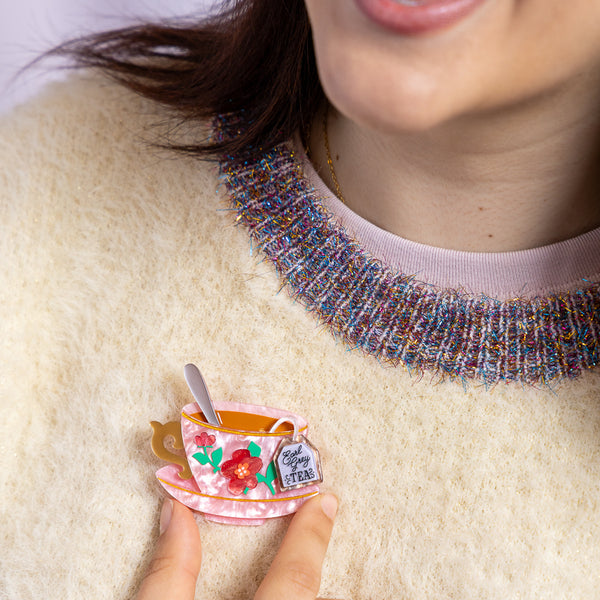 Fancy a Cuppa Brooch