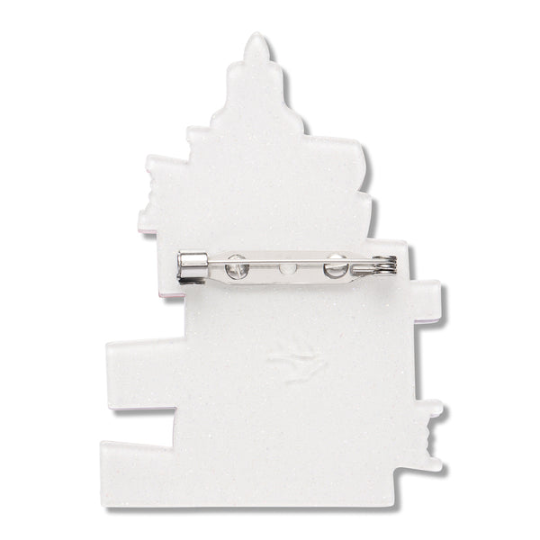 Midnight Library Brooch