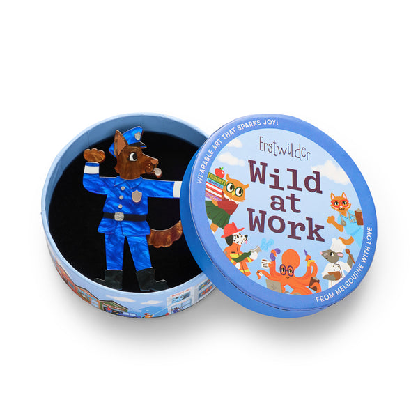 Office Wags Brooch