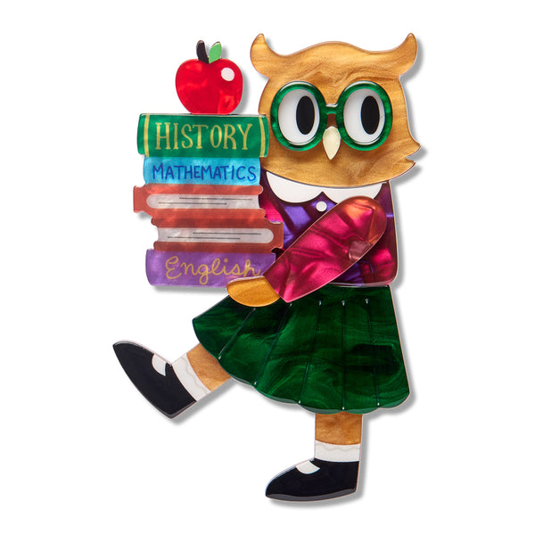 Professor Hootsworth Brooch