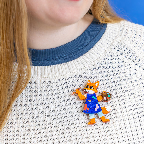Fine Art Frankie Brooch