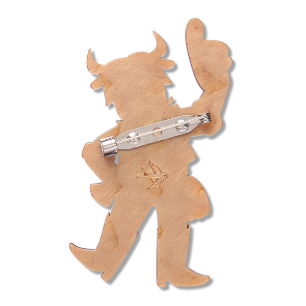 Marshall Longhorn Brooch