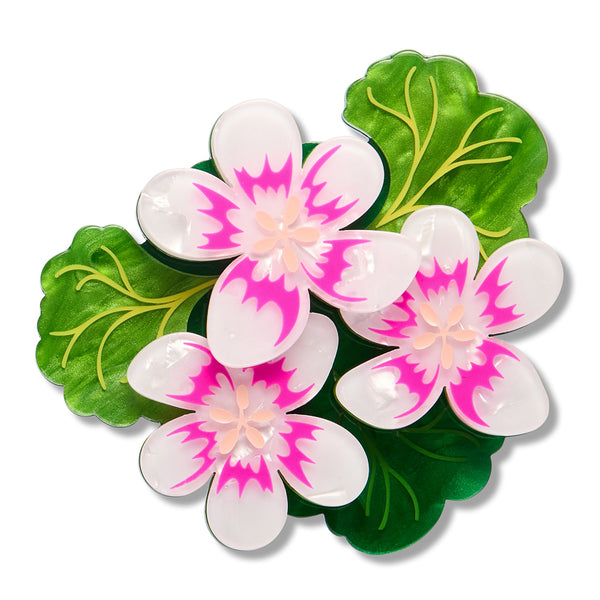 Austral Stork's-Bill Brooch