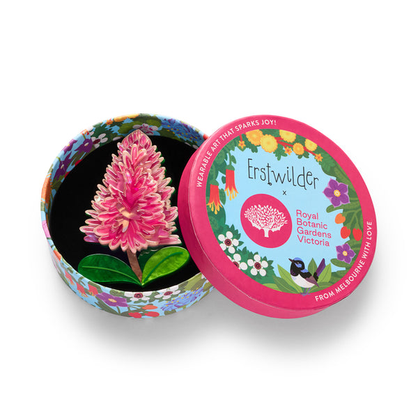 Pink Mulla Mulla Brooch