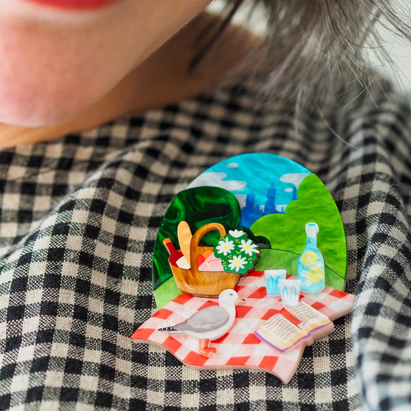 A Royal Garden Picnic Brooch