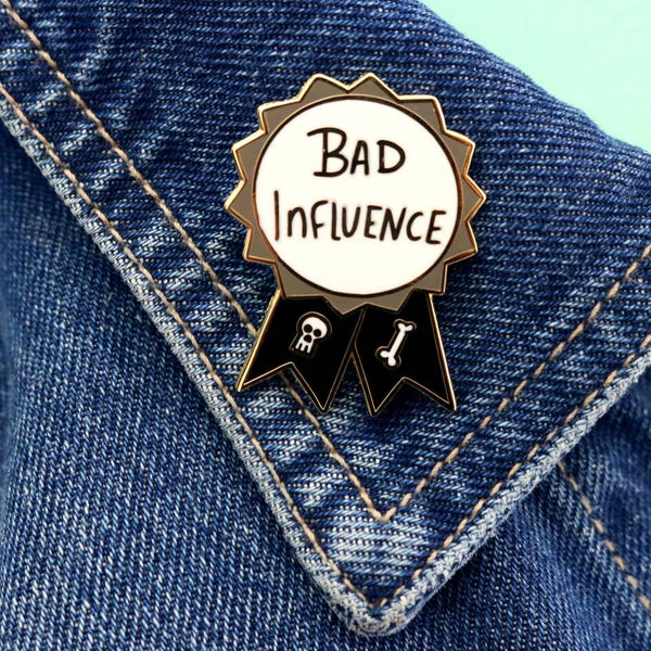 Bad Influence Lapel Pin