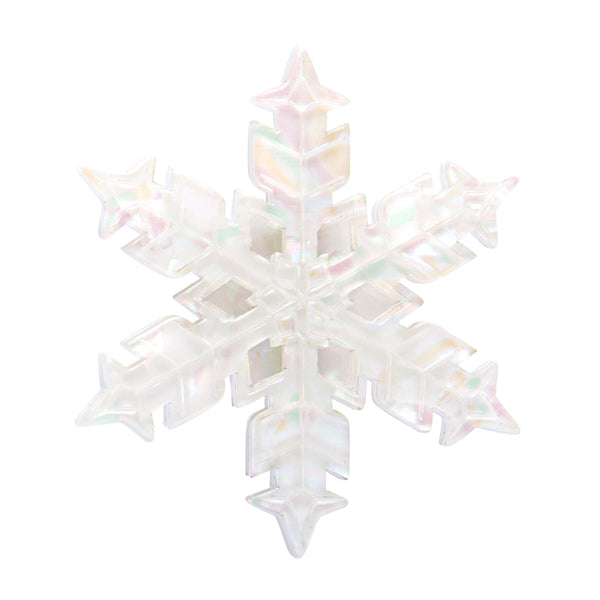 Snowflake Simplified Mini Brooch