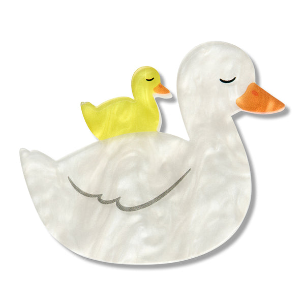 Ducks Simplified Mini Brooch