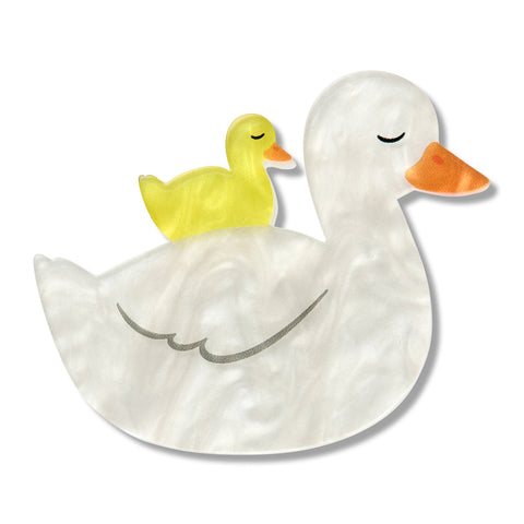 Ducks Simplified Mini Brooch