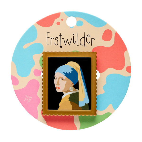 Vermeer Simplified Mini Brooch