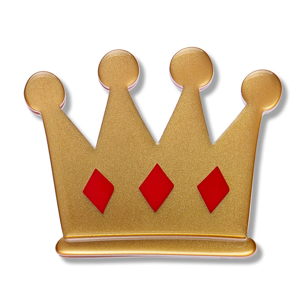 Crown Simplified Mini Brooch
