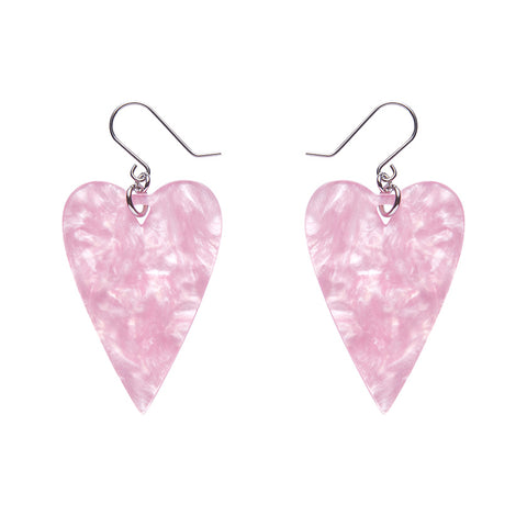 From the Heart Essential Drop Earrings - Pink
