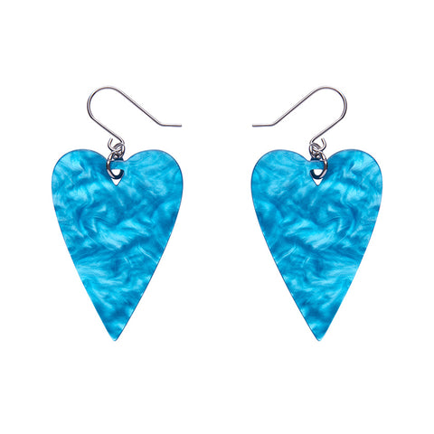 From the Heart Essential Drop Earrings - Blue
