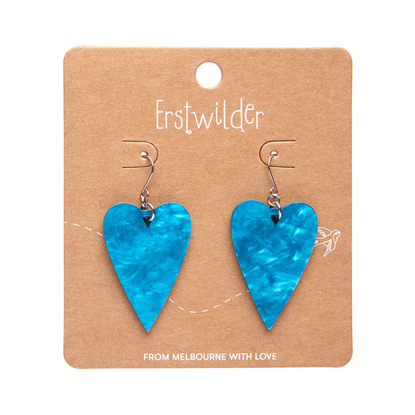 From the Heart Essential Drop Earrings - Blue
