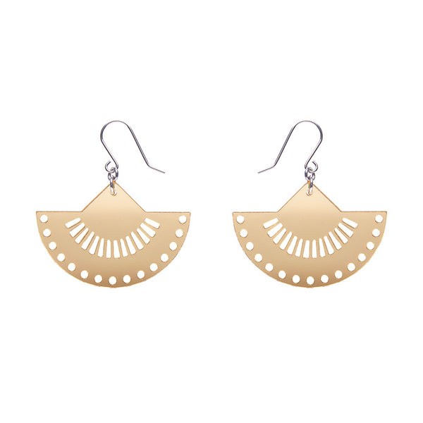 oho Chandelier Essential Drop Earrings - Gold