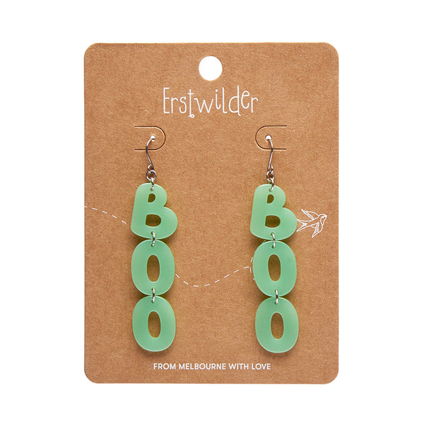 Boo Drop Earrings - Glow in the Dark