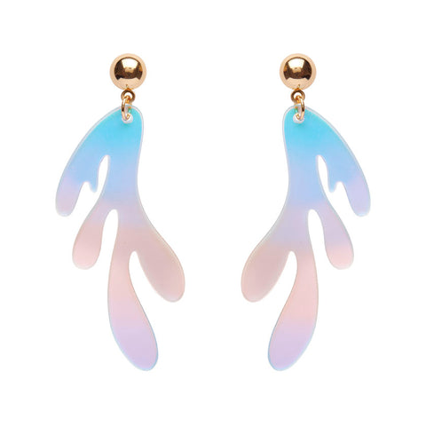 Reef Coral Drop Earrings - Iridescent