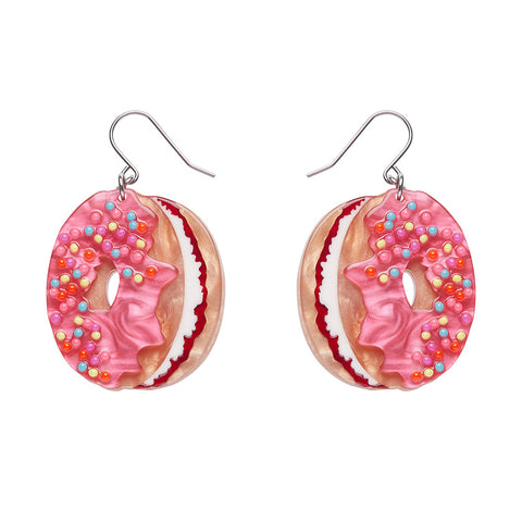 Donut Cake Drop Earrings