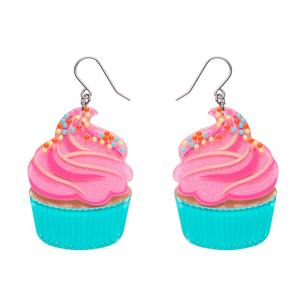Iced Cupcake Drop Earrings