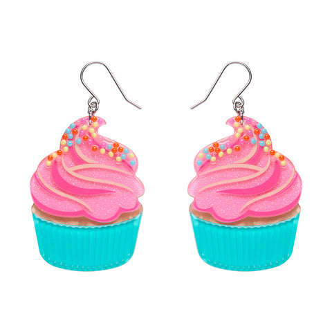 Iced Cupcake Drop Earrings