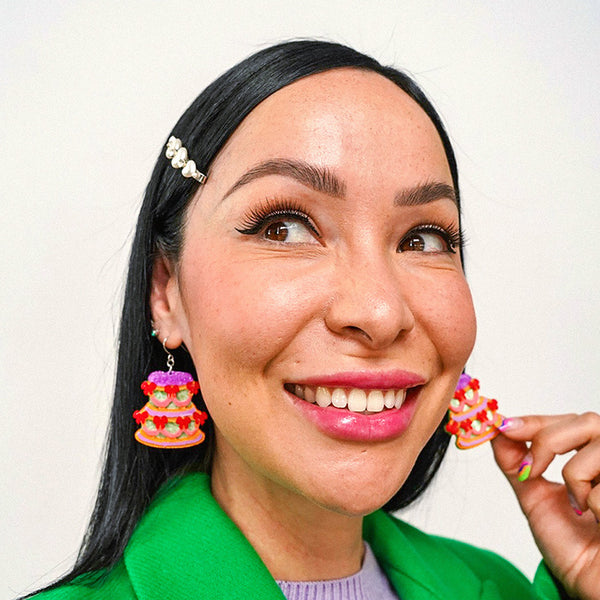 Vintage Dreams Showstopper Cake Drop Earrings