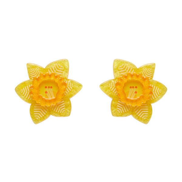Delightful Daffodil Stud Earrings