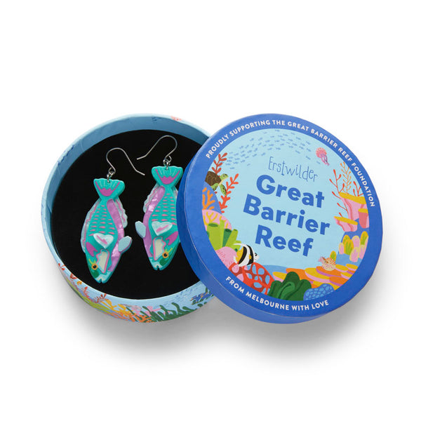 Bleeker's Parrotfish Drop Earrings