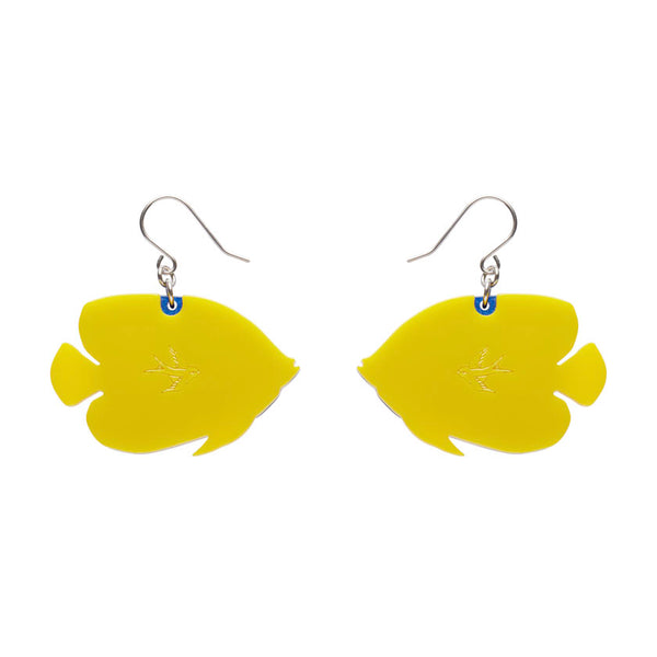 Emperor Angelfish Drop Earrings