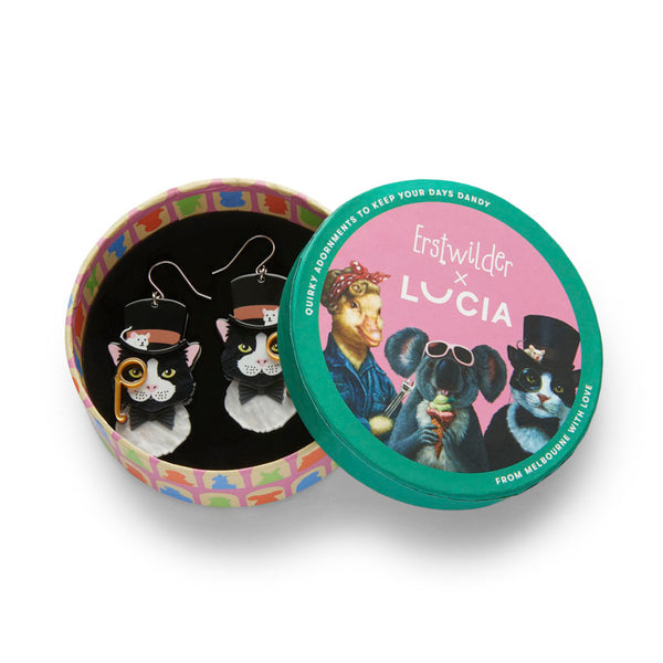 The Posh Pussycat Drop Earrings