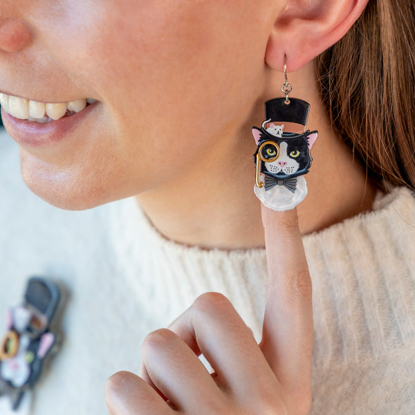 The Posh Pussycat Drop Earrings