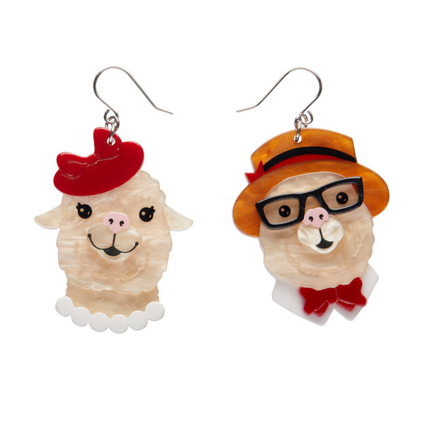 The Enamoured Alpacas Drop Earrings