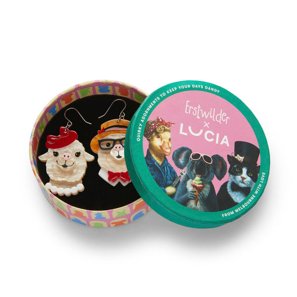 The Enamoured Alpacas Drop Earrings