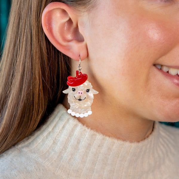 The Enamoured Alpacas Drop Earrings