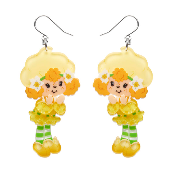 Lemon Meringue Drop Earrings