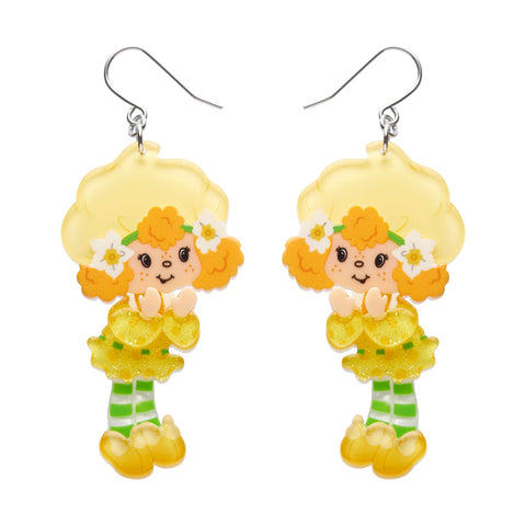 Lemon Meringue Drop Earrings
