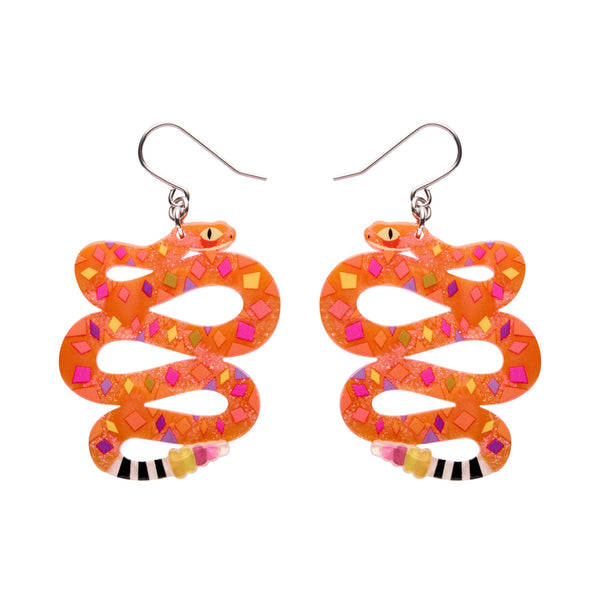 The Rowdy Rattlesnake Drop Earrings