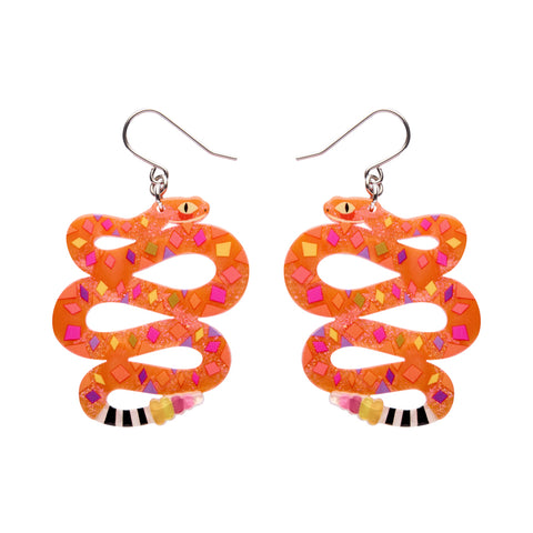 The Rowdy Rattlesnake Drop Earrings