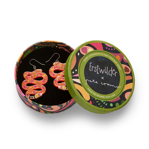 The Rowdy Rattlesnake Drop Earrings
