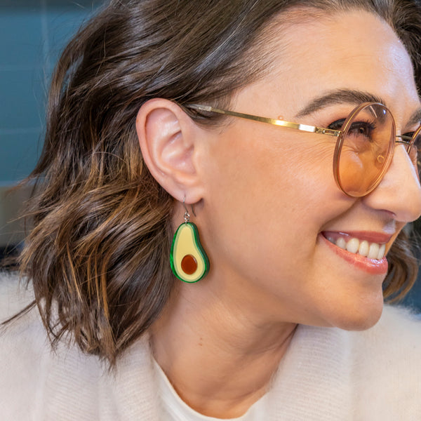 Avocado Affair Drop Earrings