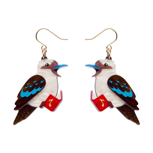 Kip the Kookaburra Drop Earrings