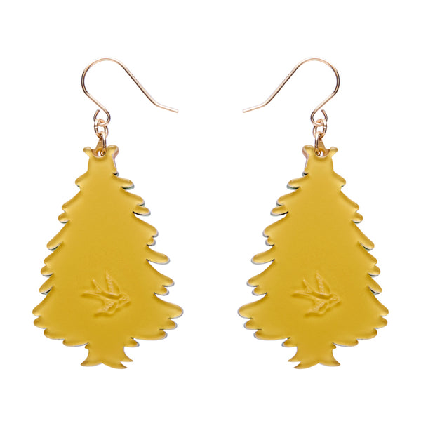 Christmas Tree Centre-Piece Drop Earrings