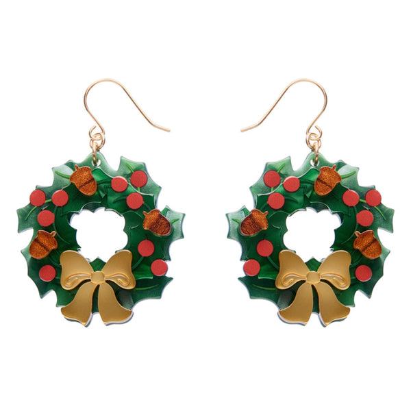 Forest Wreath Drop Earrings